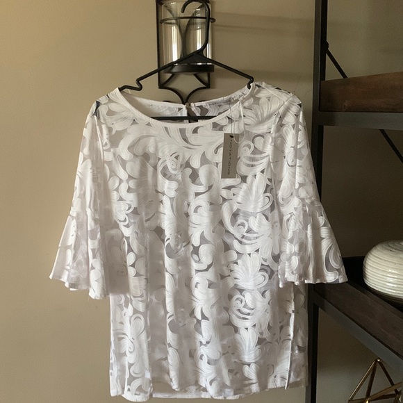 Notations Tops - Notations, Medium, three quarter sleeve